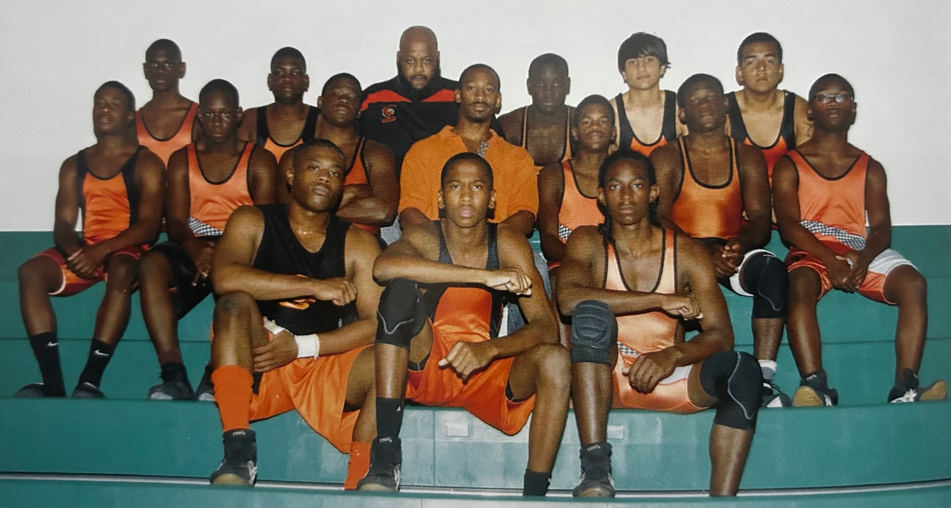 High school wrestling team. G-Code bottom right